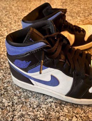 Jordan Mid Scarpe da Ginnastica Blu Nero