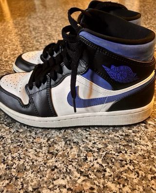 Jordan Mid Scarpe da Ginnastica Blu Nero