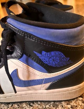 Jordan Mid Scarpe da Ginnastica Blu Nero