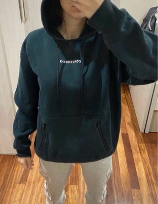 Sudadera Converse Verde Azulado