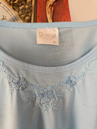 T-shirt Romesa Azzurro Taglia XL