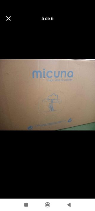 Cuna Micuna 60x120cm + Colchón Viscoelástico