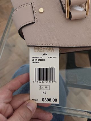 Bolso Michael Kors Beige Cuero