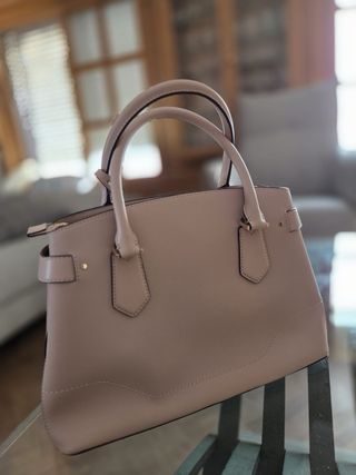 Bolso Michael Kors Beige Cuero