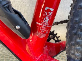 Bicicleta MTB GHOST rojo Ferrari, impecable. T / M