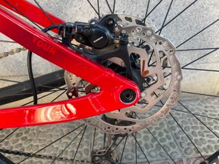Bicicleta MTB GHOST rojo Ferrari, impecable. T / M