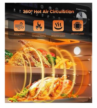 Mini Horno Freidora Aire 14L | 1800W