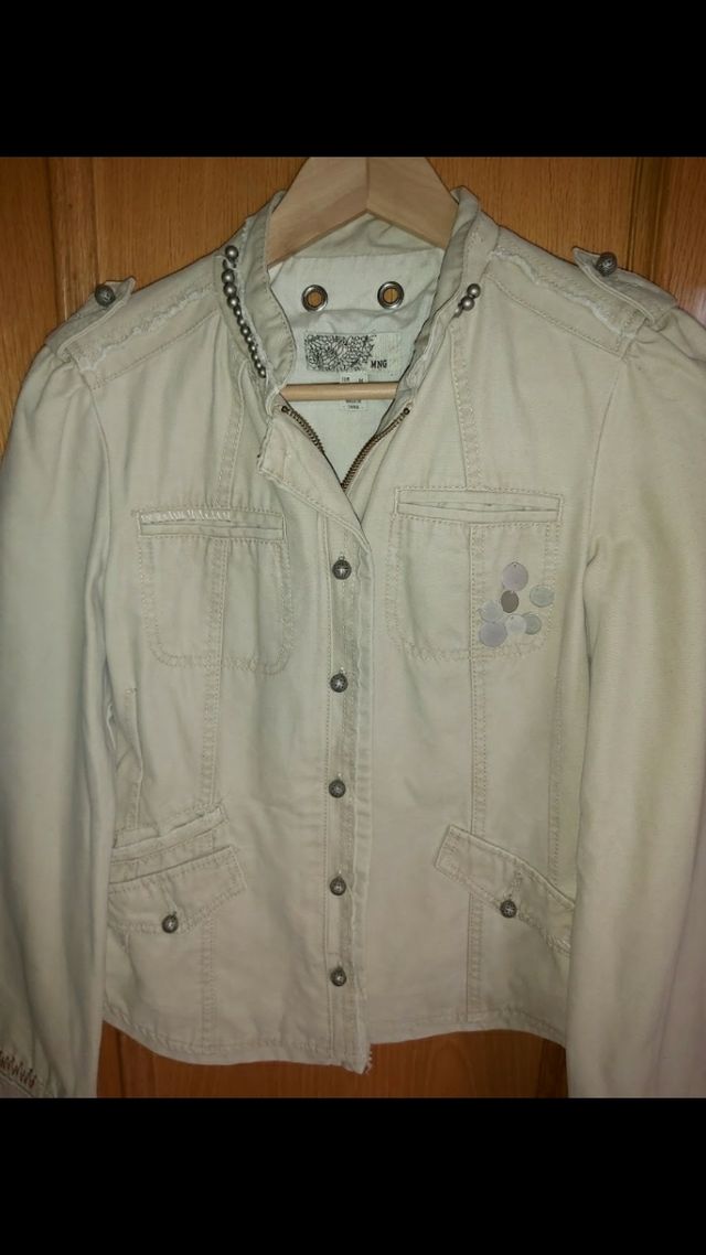 Chaqueta MNG Beige Talla M