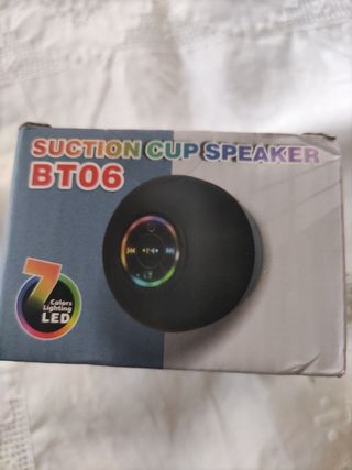 Altavoz Bluetooth BT06 Suction Cup LED