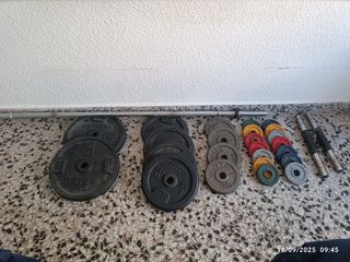 Pesas, Barra y Mancuernas
