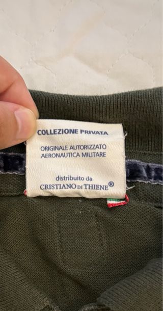 Polo Aeronautica Militare Bambino Verde