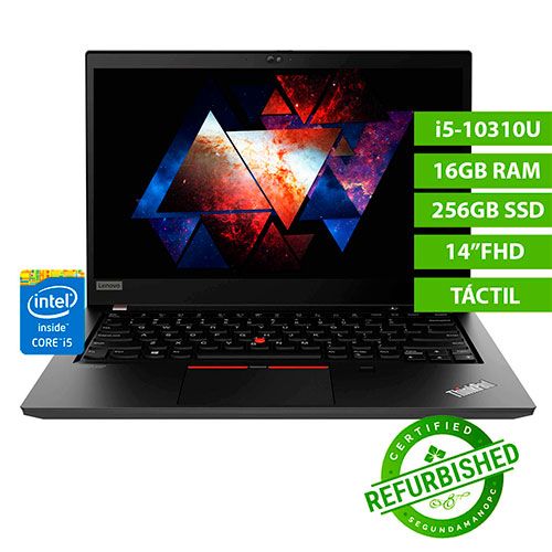 Lenovo ThinkPad T14 i5, 16GB, 256GB, 14"FHD Táctil