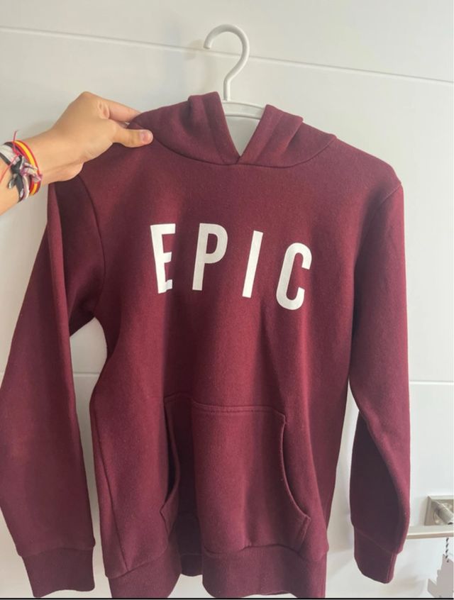 Sudadera Epic Burdeos
