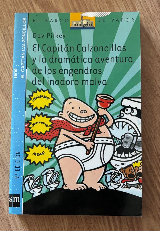 Vendo 3 libros de “El Capitán Calzoncillos”por 15e