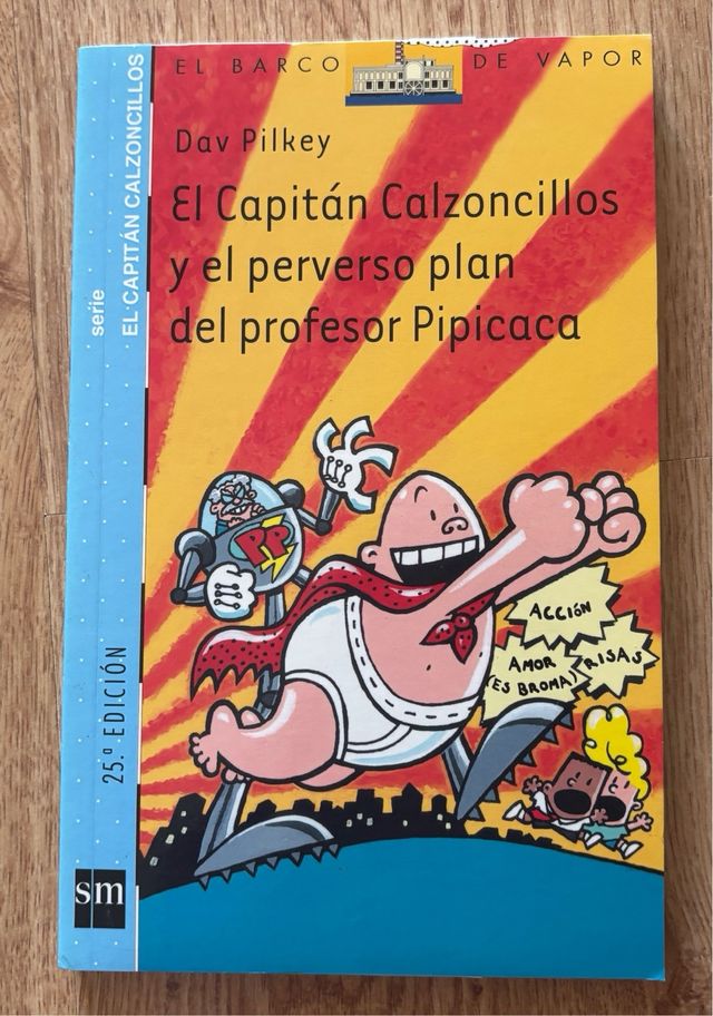 Vendo 3 libros de “El Capitán Calzoncillos”por 15e