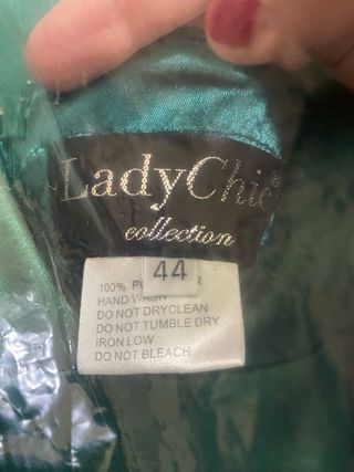 Abito lungo cerimonia verde