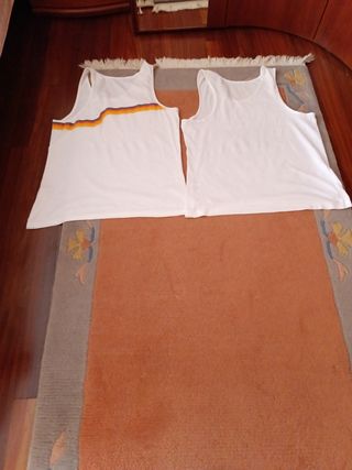 2 Camisetas Tirantes Blancas T M Rip Curl
