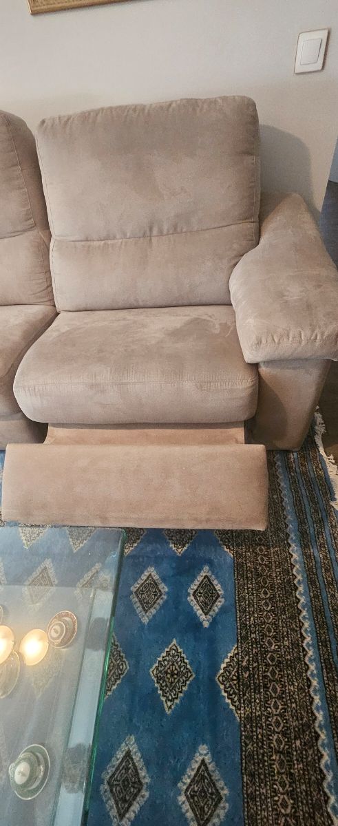 Sofá de 3 plazas beige