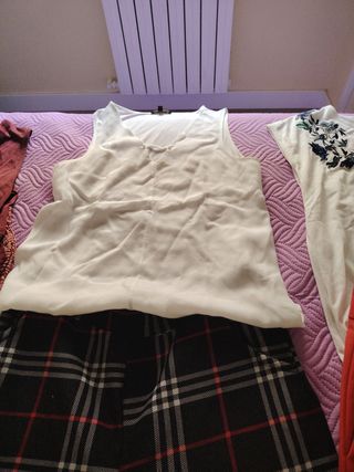 Lote Ropa Impecable Blanca y Naranja