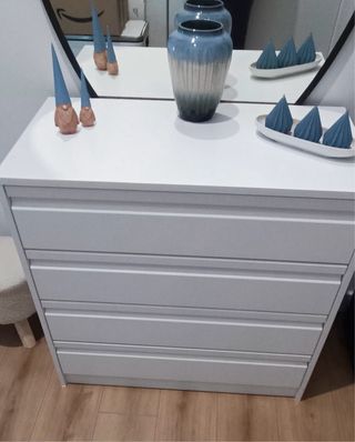 Cómoda Ikea Blanca 4 Cajones
