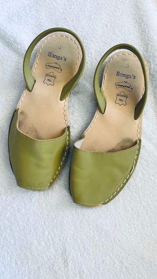 Abarcas Menorquinas Llonga's Verde Oliva