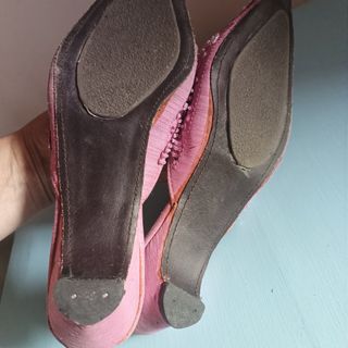 Zuecos rosas N.37 con pedrería