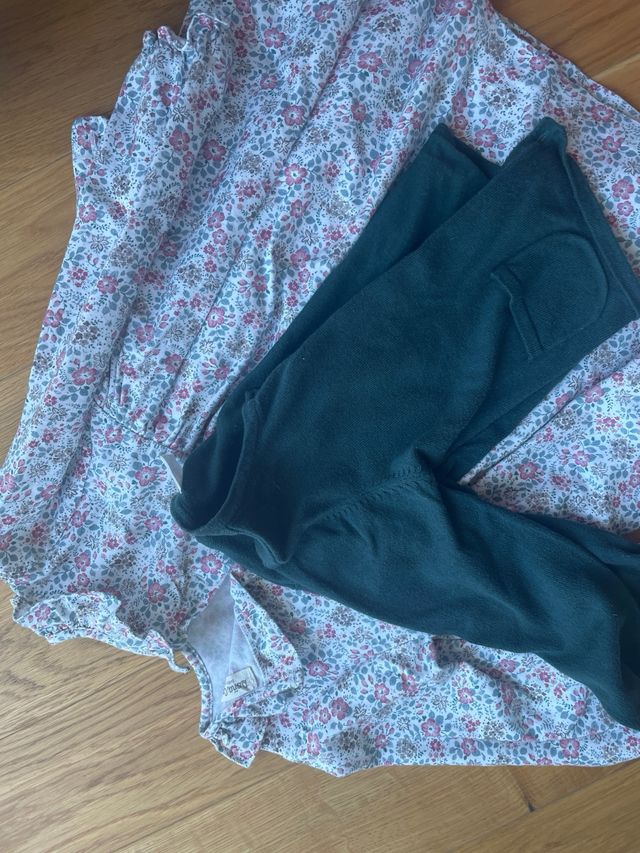 Vestido y chaqueta de niña Doña Carmen floral