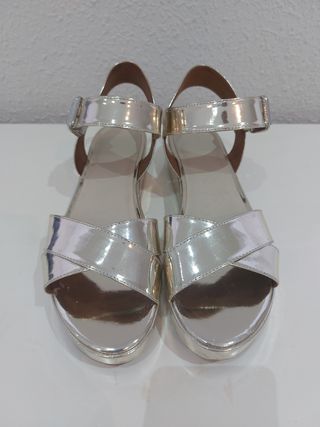 Sandalias Bimba y Lola Plata