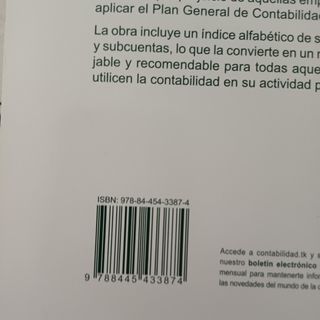 Plan General de Contabilidad: Real Decreto 1514...