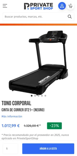 Cinta de Correr Bodytone DT21+