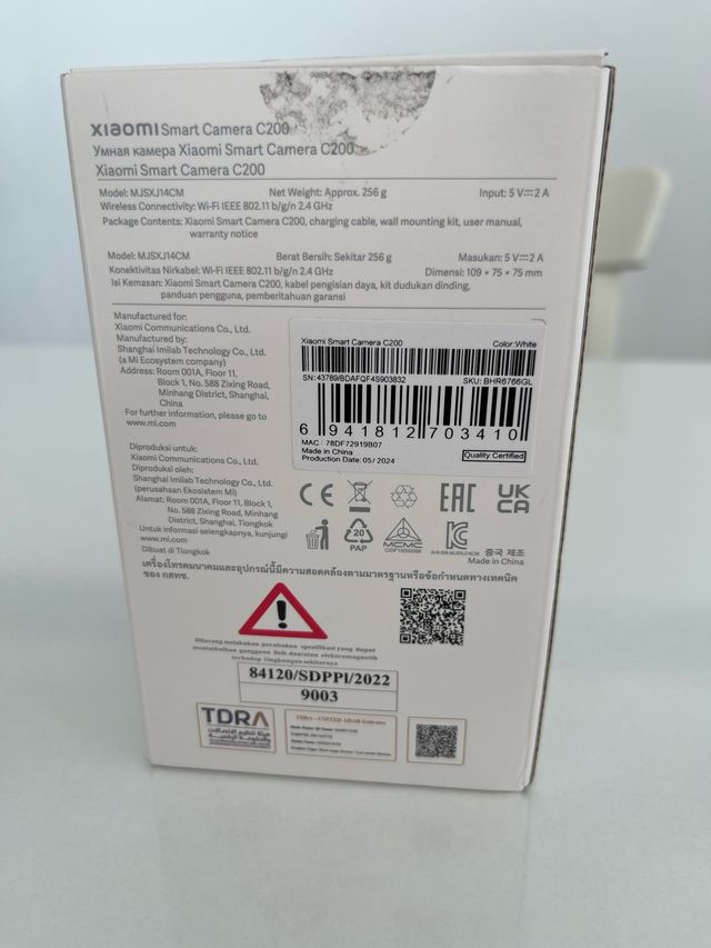 Câmera Inteligente Xiaomi C200