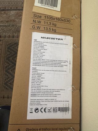 Patín Eléctrico MASCOOTER S1 RECKLESS Nuevo