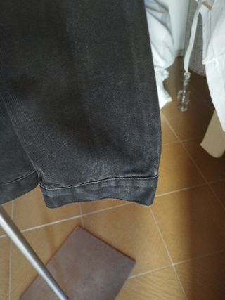 Cazadora tejana negra