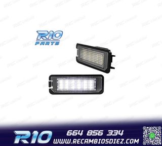 LUCES DE MATRÍCULA LED PARA VOLKSWAGEN VW SCIROCCO 2007-201