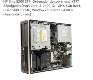 HP Elite 8200 SFF Ordenador Intel i5 8GB RAM 500GB