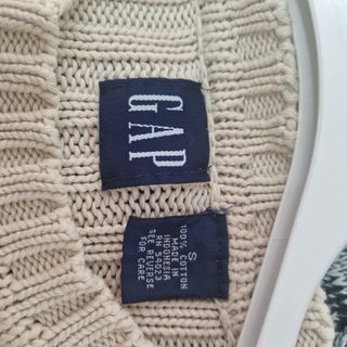 Jersey Gap Hombre Rayas Beige Azul