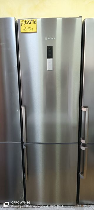 NEVERA COMBI BOSCH NO FROST ENERGÍA A+