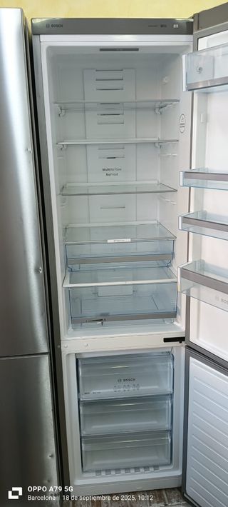 NEVERA COMBI BOSCH NO FROST ENERGÍA A+