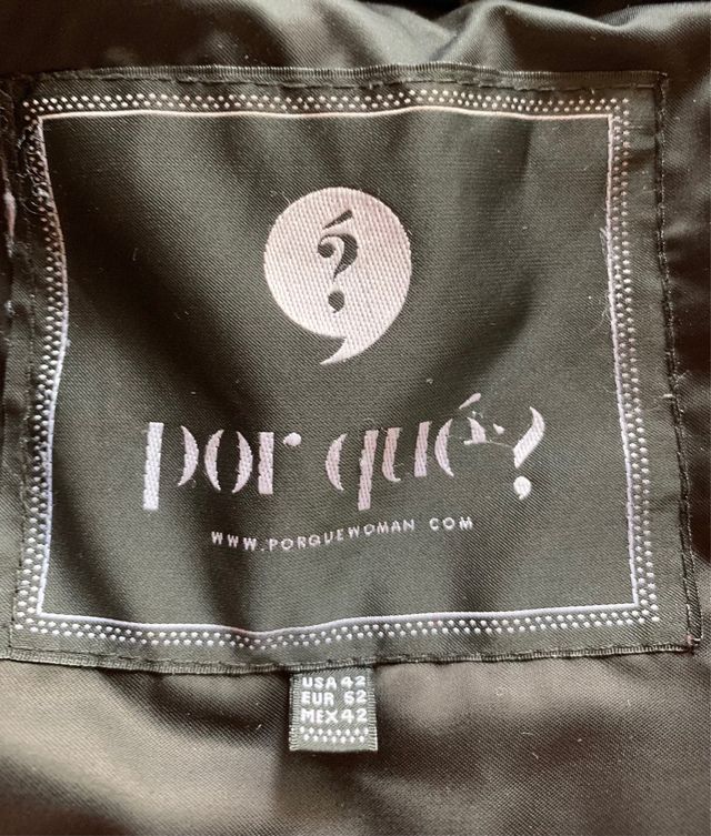 Chaqueta de invierno Por Que? Talla 52