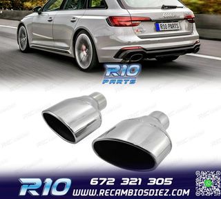 PACK COLAS ESCAPE OVALADA ACERO INOX TIPO RS4
