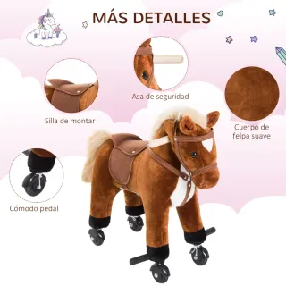 Caballito Infantil +36 Meses 55x23x60 cm