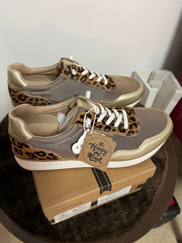 Zapatillas The Happy Monk Leopardo Talla 41