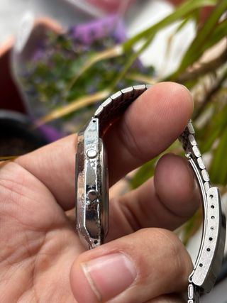 Casio M521 Melody Alarm Reloj Plata
