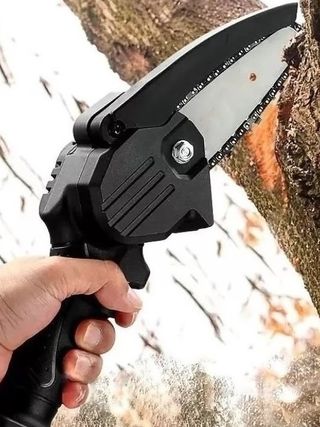 Mini Motosega Elettrica con Batteria e Caricabatte