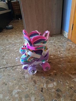 Patines de niña unicornio de 26-29 número 