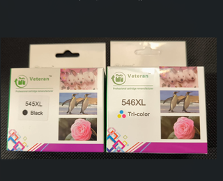 2 Cartuchos Tinta Veteran 545XL 546XL Nuevos Canon