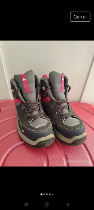 Botas montaña Decathlon Novadry Talla 34