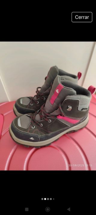 Botas montaña Decathlon Novadry Talla 34