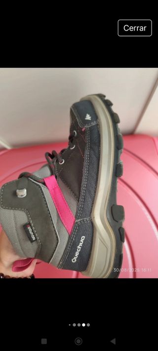 Botas montaña Decathlon Novadry Talla 34