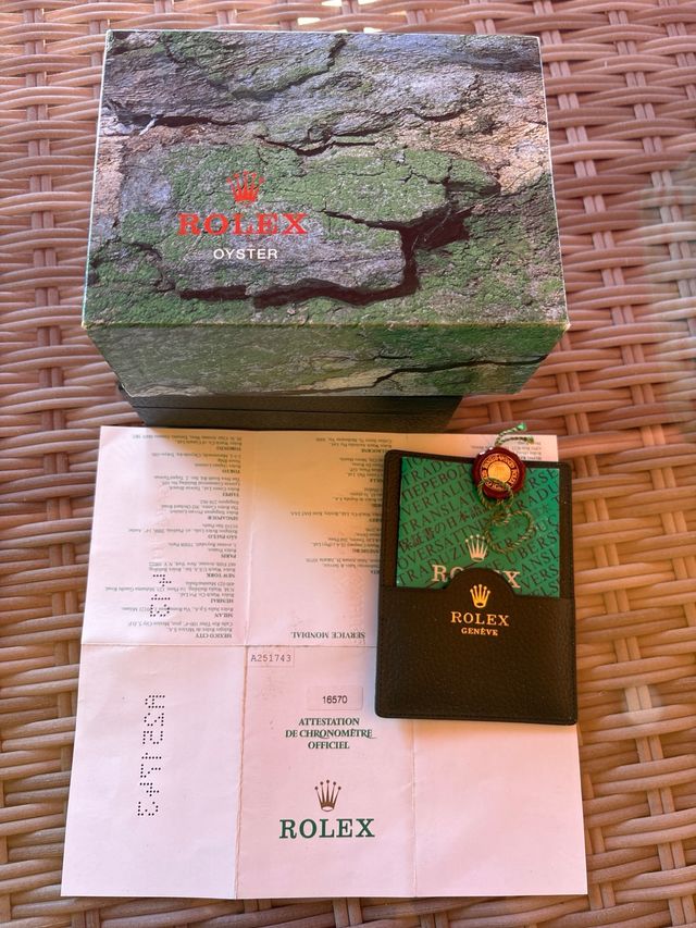 Rolex Explorer II ref 16570 1998 FULL SET